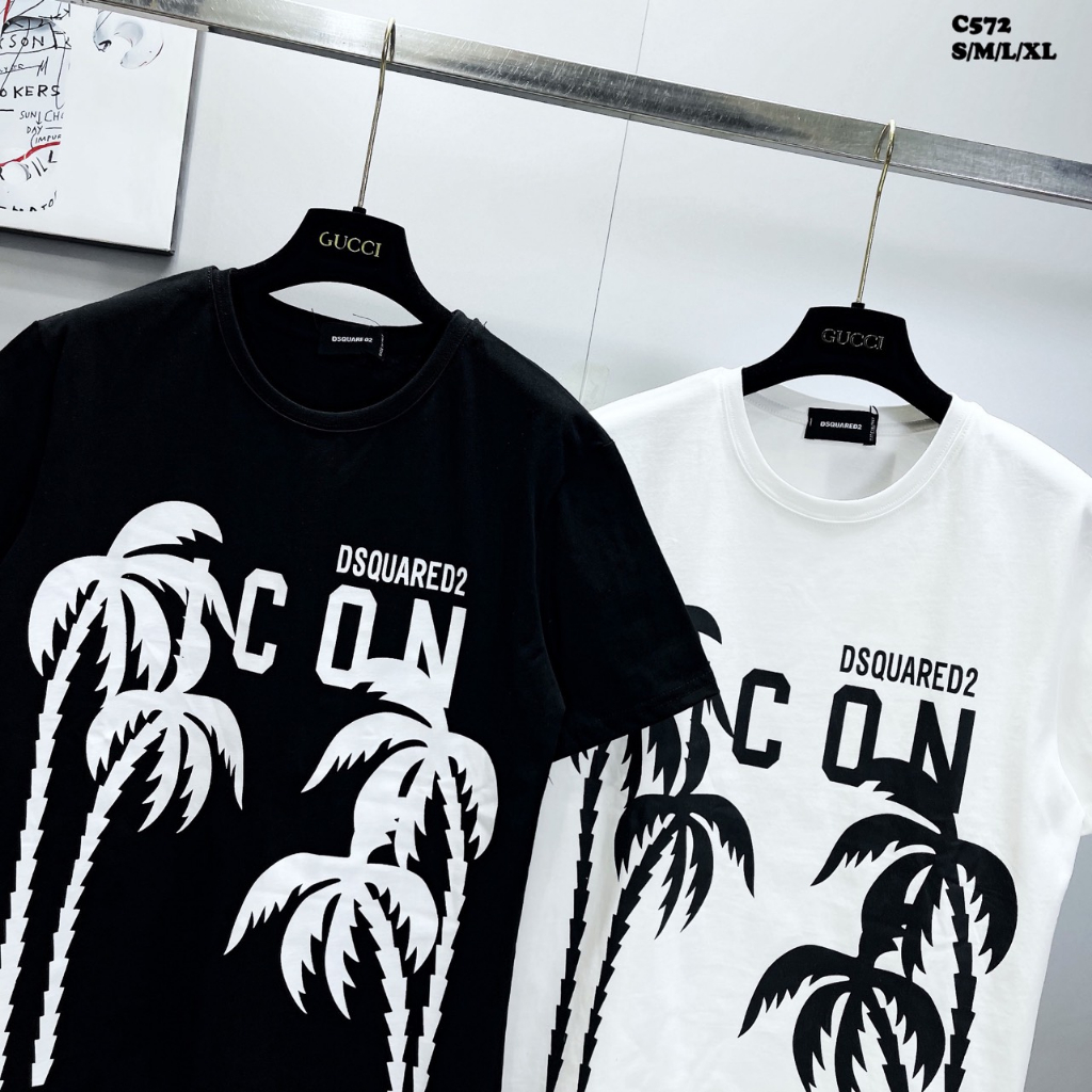 Áo thun nam nữ họa tiết ICON CÂY DỪA siêu thoáng mát mùa hè 2023