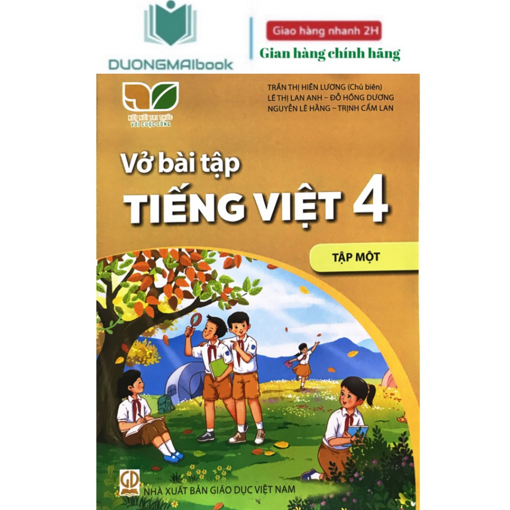 Sách - Vở bài tập Tiếng Việt 4 mới 2023 - Kết nối tri thức với cuộc sống ( Bán kèm 1 bút chì)