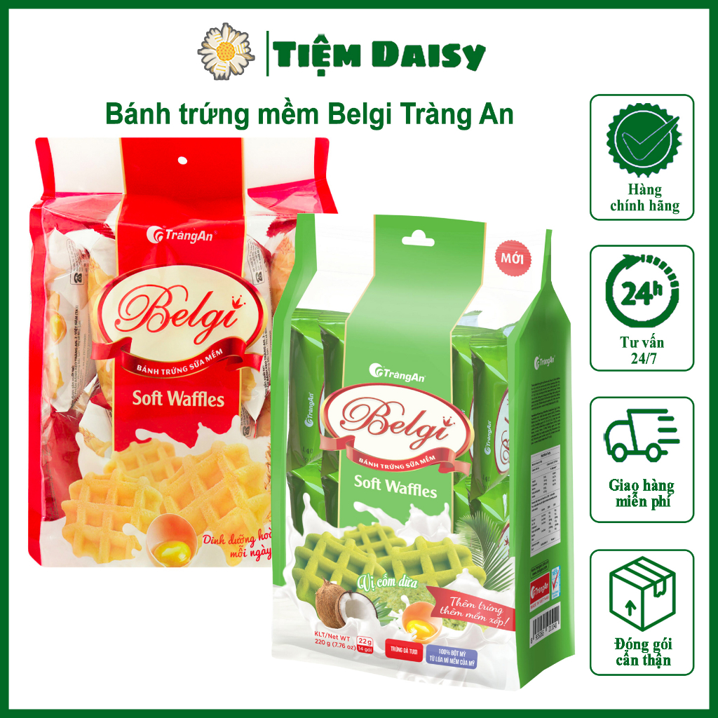 Kẹo mềm Belgi Tràng An túi 240g/ hộp 320g