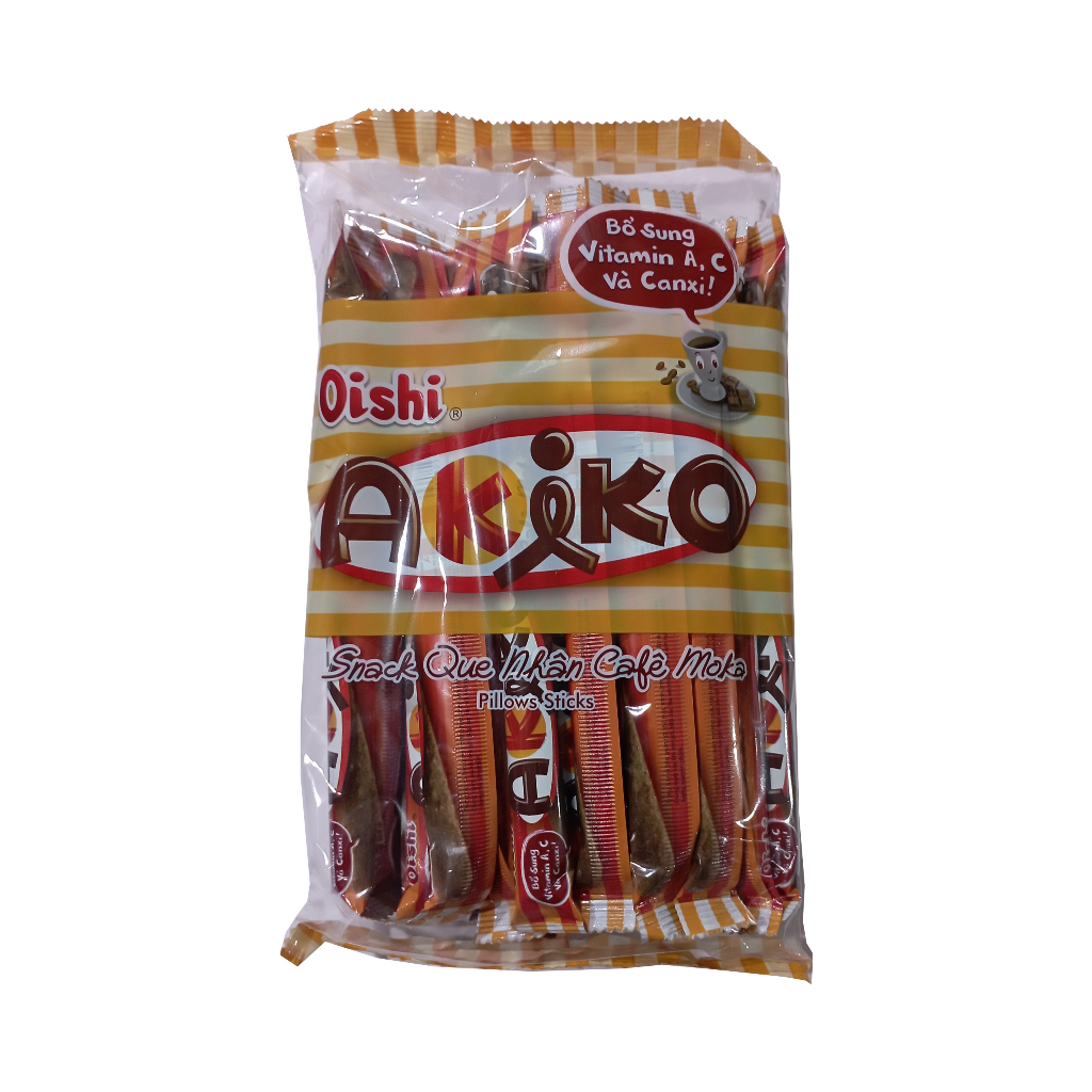 Snack que nhân sữa Oishi Akiko gói 140g