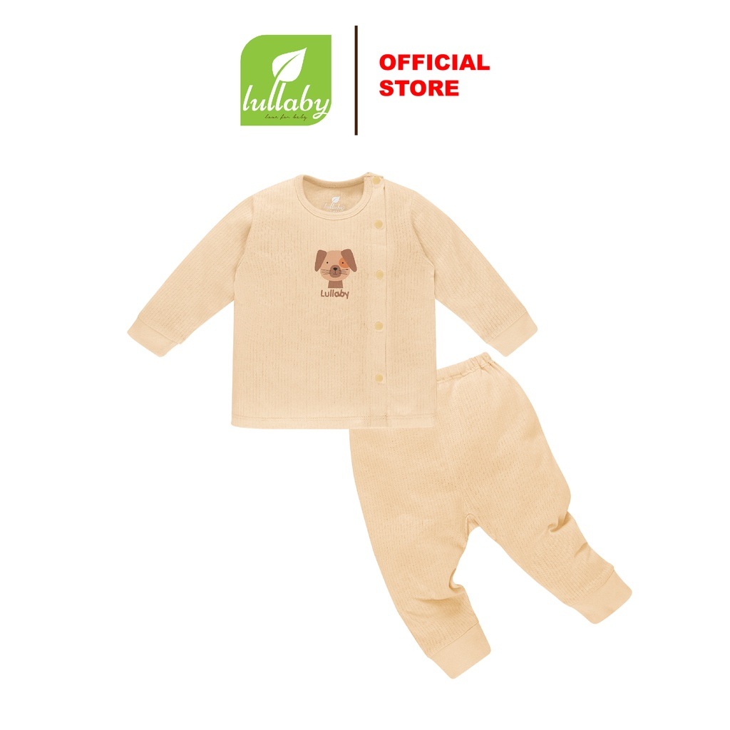 LULLABY Bộ quần áo cài lệch nẹp thẳng NH330M