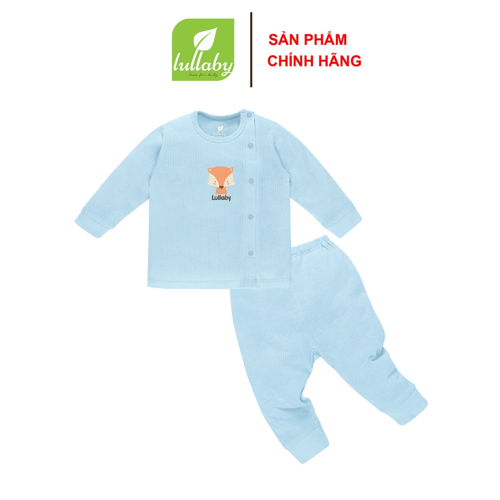 LULLABY Bộ quần áo cài lệch nẹp thẳng NH330M