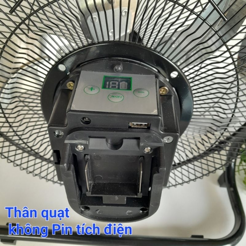 Thân Quạt không chổi than ,Quạtcó đế cài chân pin Makita,Chân pin Dewalt ,quạt thường ,kèm Adapter