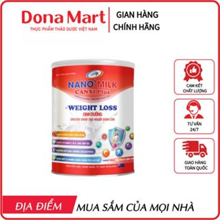 Sữa Bột Nano+Milk Weight Loss 900 Gram - Dành Cho Người Giảm Cân