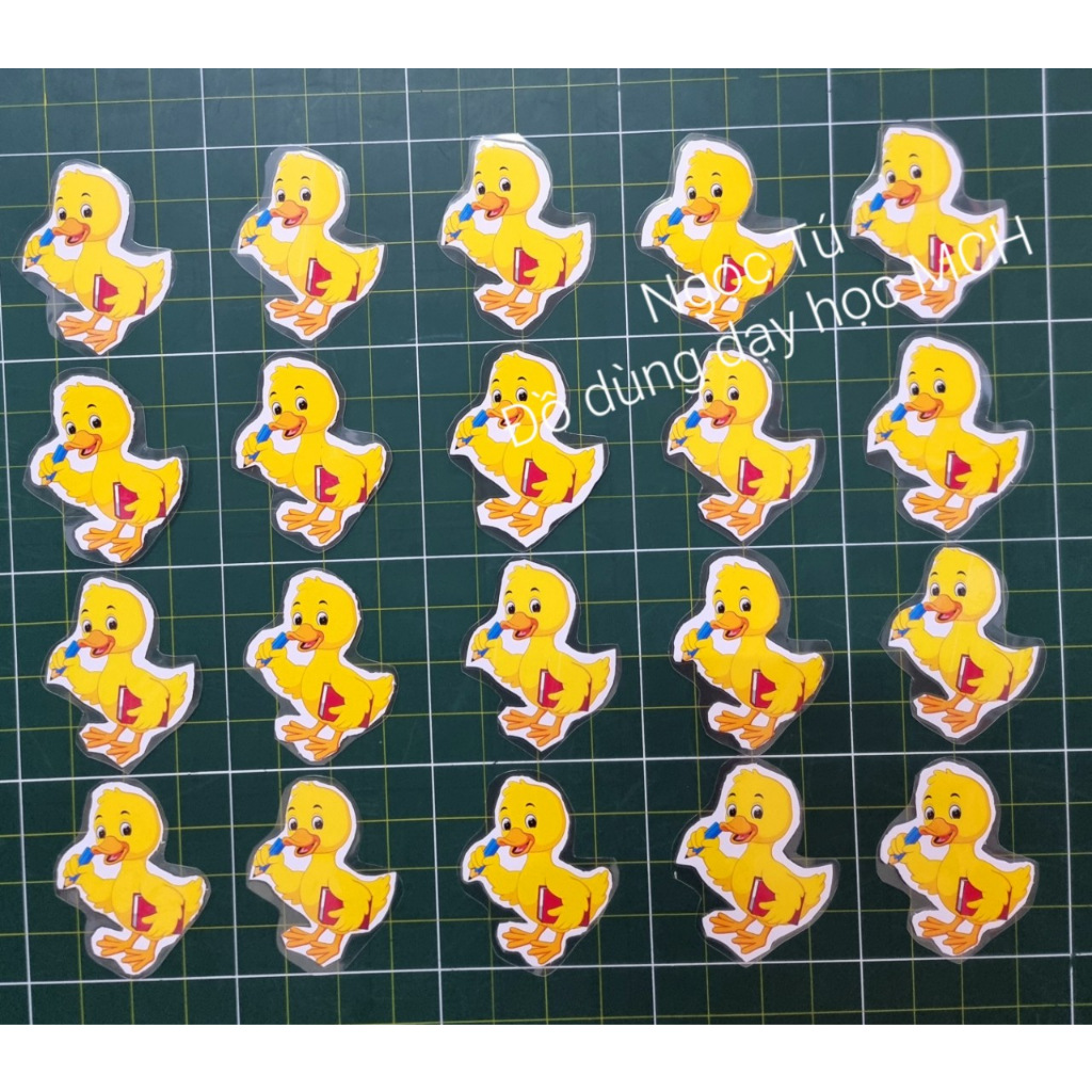 Sét 20 hình con vật, đồ vật, hoa quả... minh họa dạy học  KT: 6-7cm