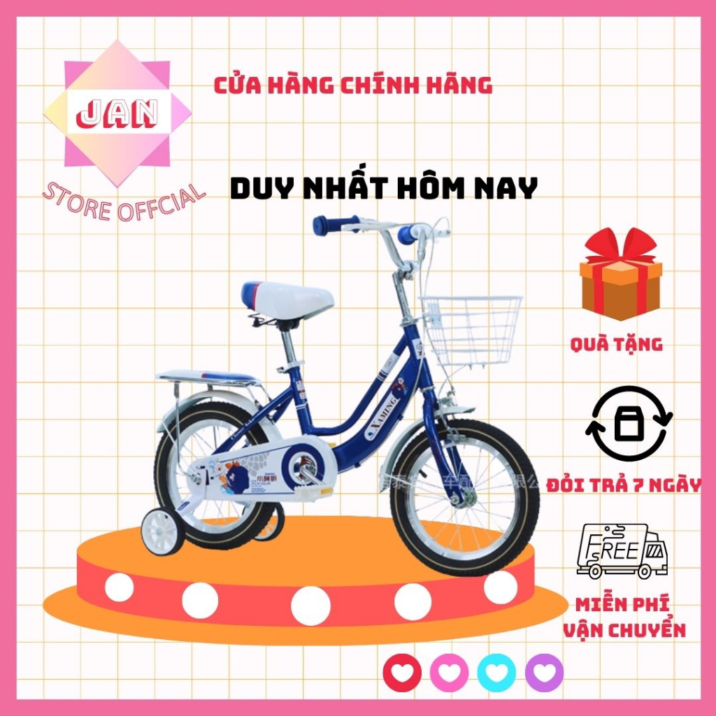 Xe đạp trẻ em Xaming mẫu mới cỡ 12 / 14/ 16/18/20 inch