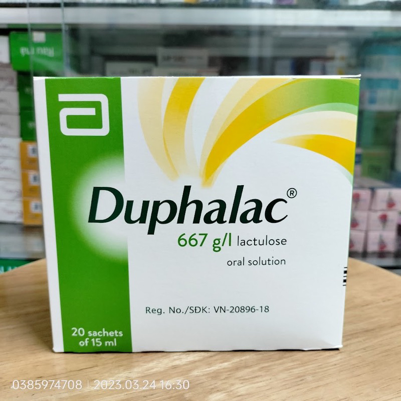 Gói nhuận trường hỗ trợ táo bón Duphalac