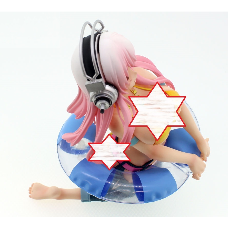 Mô hình Super Sonico chính hãng - Summer Memory,  mô hình nhân vật Sonico with Inner Tube, anime figure hãng FuRyu Nhật
