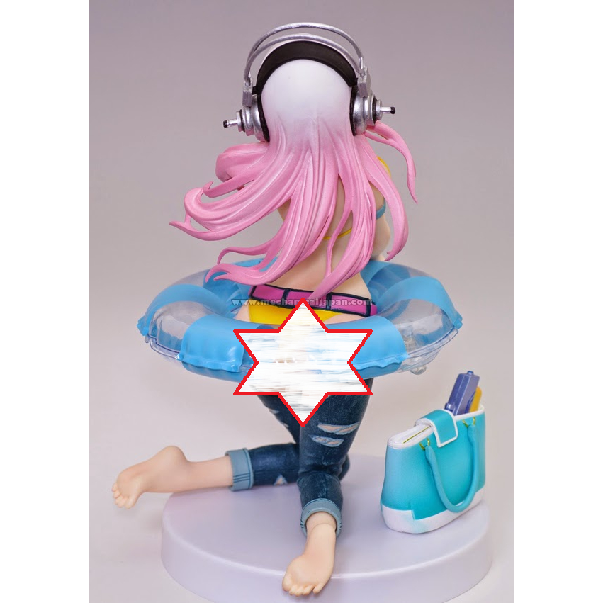 Mô hình Super Sonico chính hãng - Summer Memory,  mô hình nhân vật Sonico with Inner Tube, anime figure hãng FuRyu Nhật