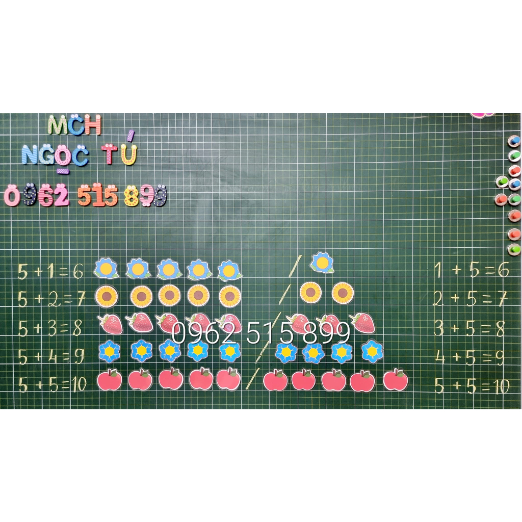 Sét 20 hình con vật, đồ vật, hoa quả... minh họa dạy học  KT: 6-7cm