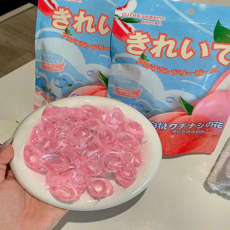 100 Viên Giặt Xả Xuất Nhật Mùi Đào Cực Sạch Siêu Thơm