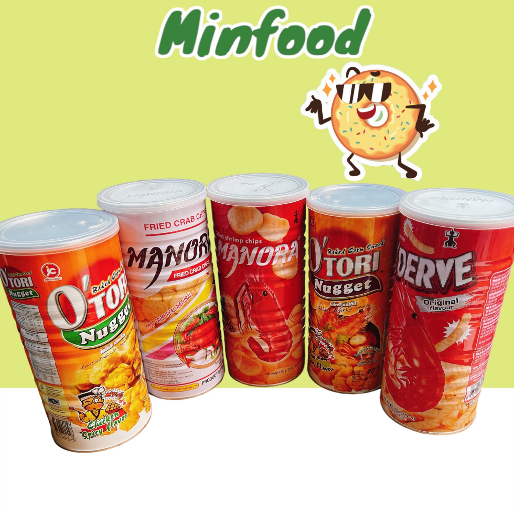 Bánh Snack Thái Lan Hũ Snack Thái | Đồ Ăn Vặt Minfood