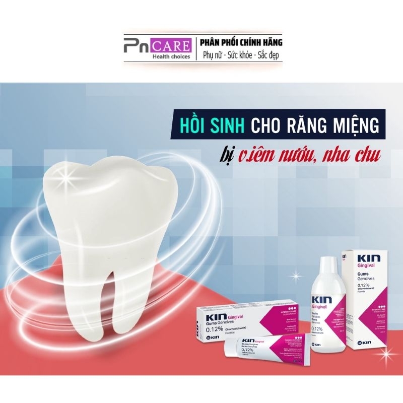 Nước Súc Miệng Diệt Khuẩn Kin Gingival Mouthwash 250ml