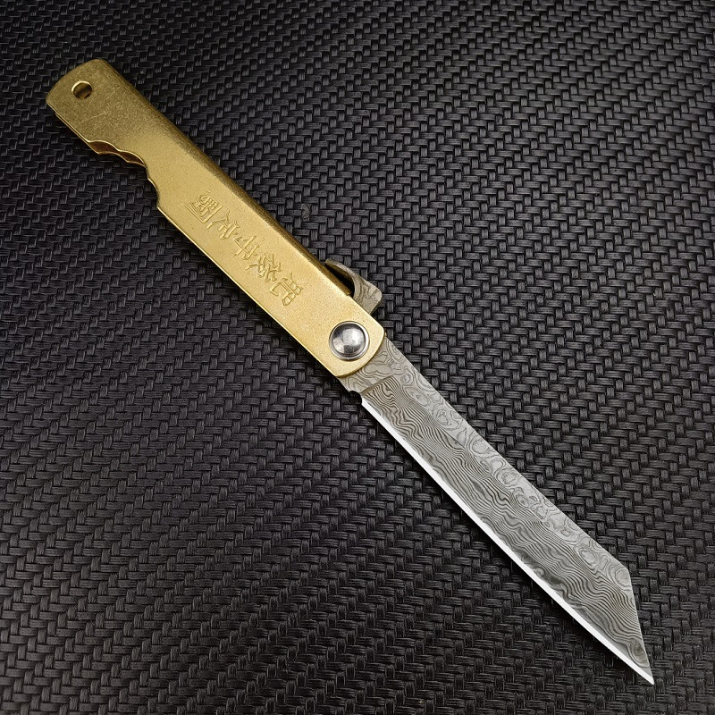 Dụng cụ cầm tay ngoài trời Damascus Mini Mang theo gấp