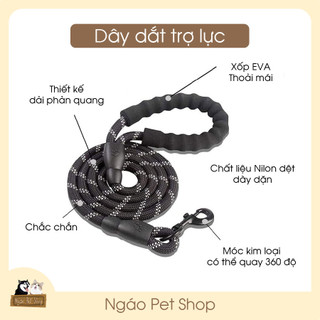 Dây dắt trợ lực dắt chó đi dạo