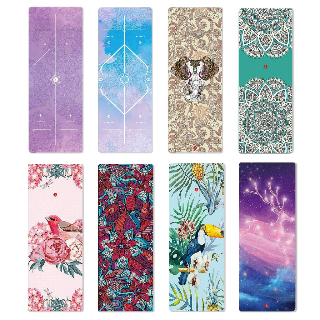 Thảm Yoga Du lịch dày 1,5mm Cao su tự nhiên Gấp Gọn tiện lợi DASUN YOGA Chống trơn trượt Cao Cấp Mẫu Mới 2023