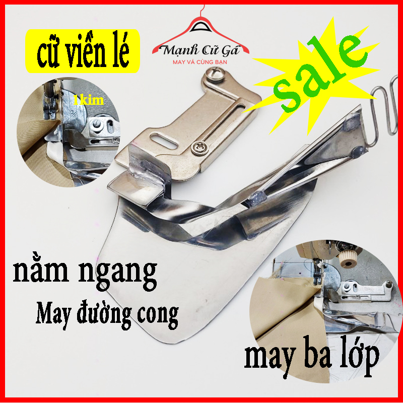 Cữ viền lé đa năng dành Cho máy một Kim may đường cong không to bé