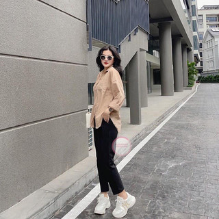 [Ảnh/video] QUẦN BAGGY NỮ CẠP CAO 4 CÚC