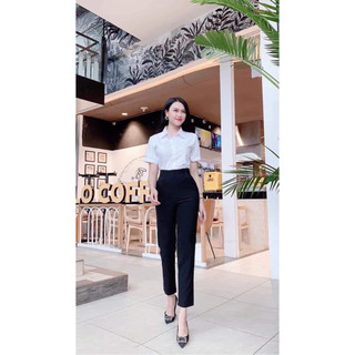 [Ảnh/video] QUẦN BAGGY NỮ CẠP CAO 4 CÚC