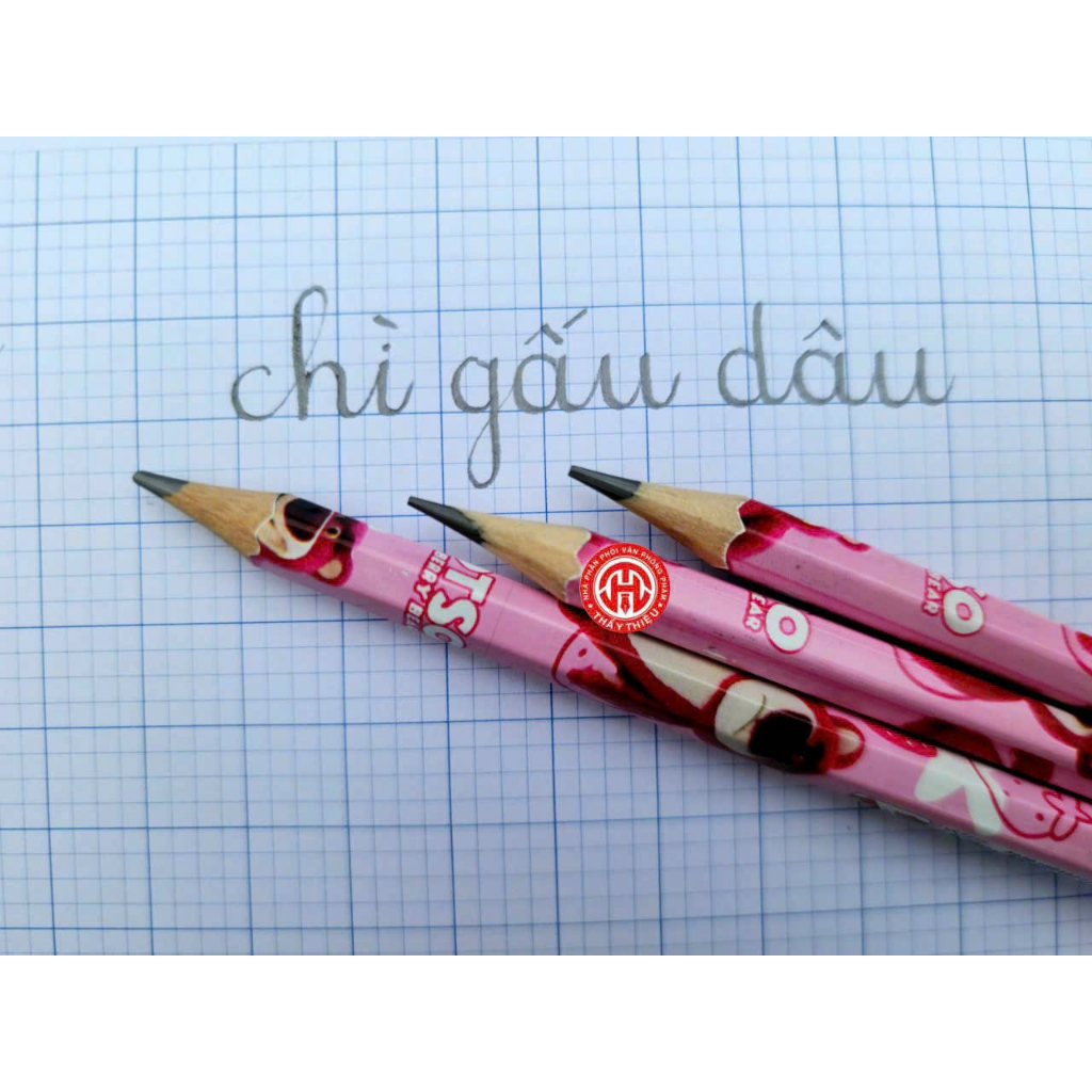 Hộp 12 Cây Viết Chì VS7777 In Hoạt Tiết Dễ Thương