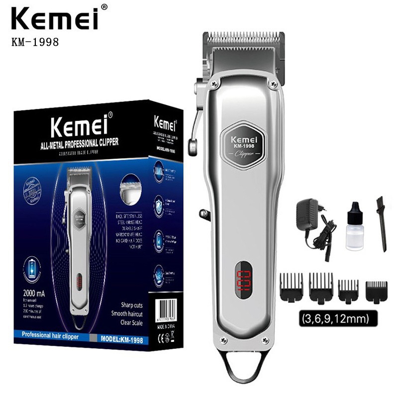Tông Đơ Cắt tóc Bấm Viền KEMEI KM-1998 siêu bén