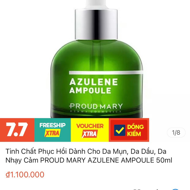 Tinh Chất Phục Hồi Làm Dịu Da PROUD MARY AZULENE AMPOULE