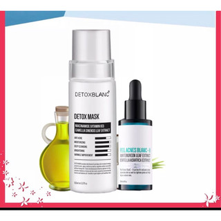 MẪU MỚI COMBO THẢI MẶT VÀ  MỤN DETOX BLANC