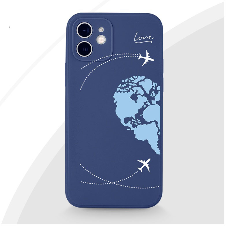 Ốp đôi iphone hình trái tim cute dành cho đôi yêu xa nhựa dẻo chống sốc bảo vệ camera 7plus/8/x/11pro/12/13/14