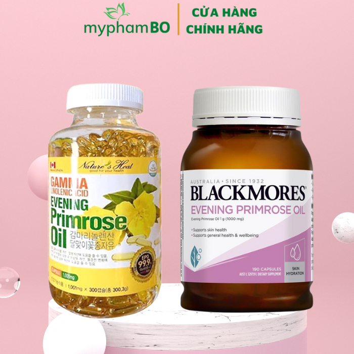 Viên uống tinh dầu hoa anh thảo hàn quốc cân bằng nội tiết tố nữ 300 viên Và Blackmores Úc Evening Primrose Oil