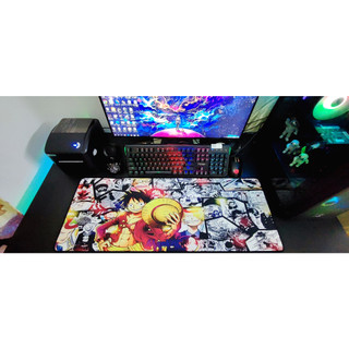 Lót chuột, Pad Chuột One Piece cỡ lớn 80x30cm dày 3mm (Chuyên game, chống trơn trượt, siêu bền siêu rẻ)