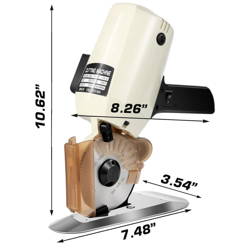 Máy cắt vải cầm tay dạng đĩa 100mm và 110mm Cheering RC100; RC110