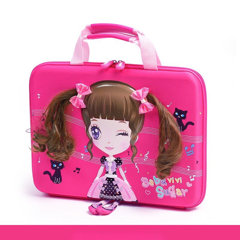 Cặp sách học thêm hoạt hình Túi cho bé trai bé gái đi học thêm cầm tay đựng đồ dùng sách vở phù hợp nhất cho bé từ lớp 1