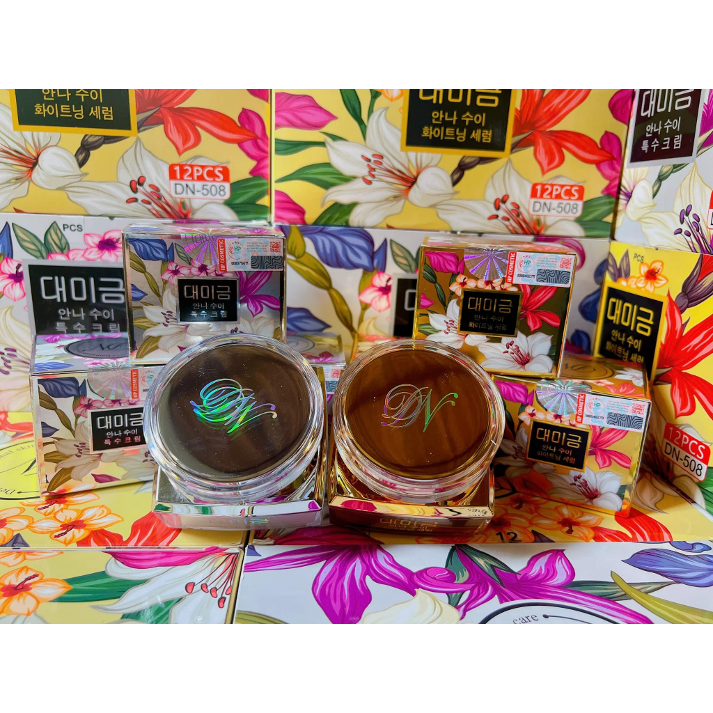 Kem Face Demejine Dưỡng Trắng Da Tái Tạo Da Mặt Mờ Nám Tàn Nhan Ngày Và Đêm Hộp 20gr