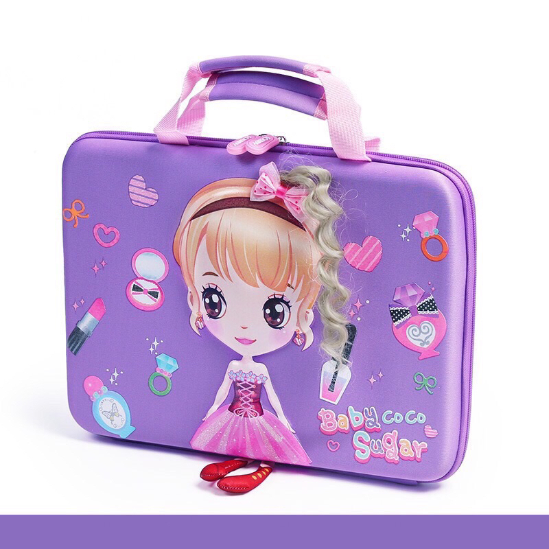 Cặp sách học thêm hoạt hình Túi cho bé trai bé gái đi học thêm cầm tay đựng đồ dùng sách vở phù hợp nhất cho bé từ lớp 1