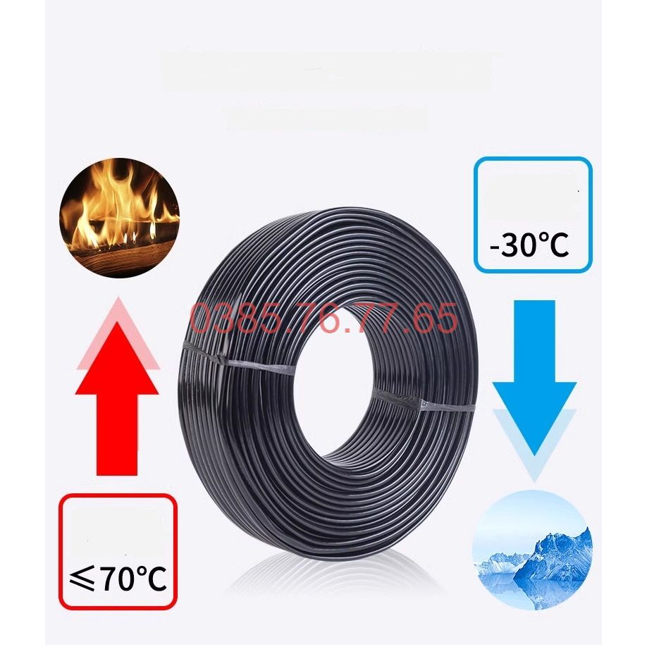 Dây điện đèn thả trần lõi 2*0.5mm