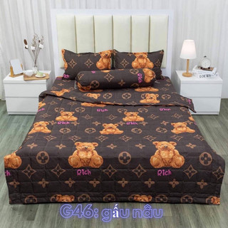 sét drap vỏ gối 4 món