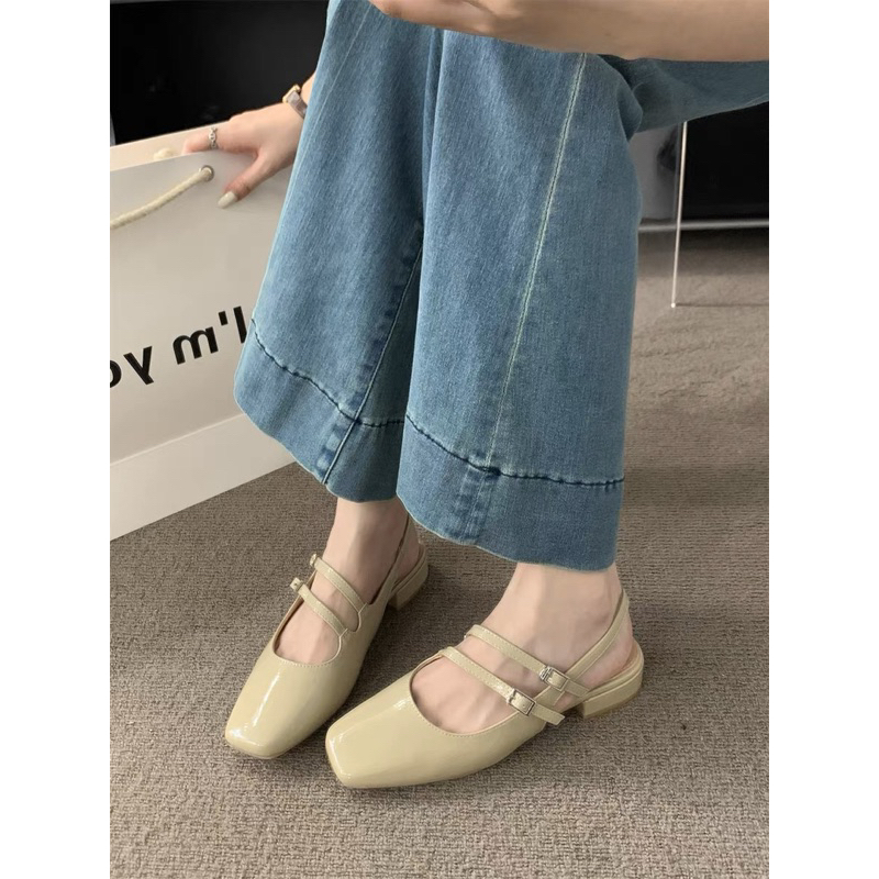 Giày búp bê quai lệch