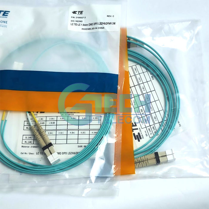 Dây nhảy quang Multimode LC/UPC-LC/UPC MM , OM3, Duplex