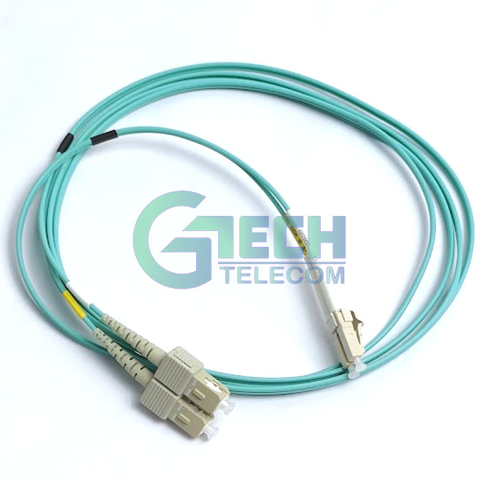 Dây nhảy quang Multimode SC/UPC-LC/UPC MM , OM3, Duplex