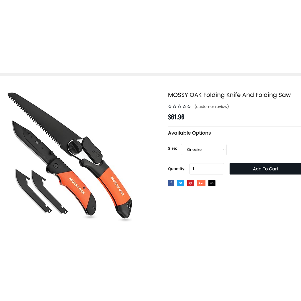 Cưa gấp Mossy Oak- EDC Tools