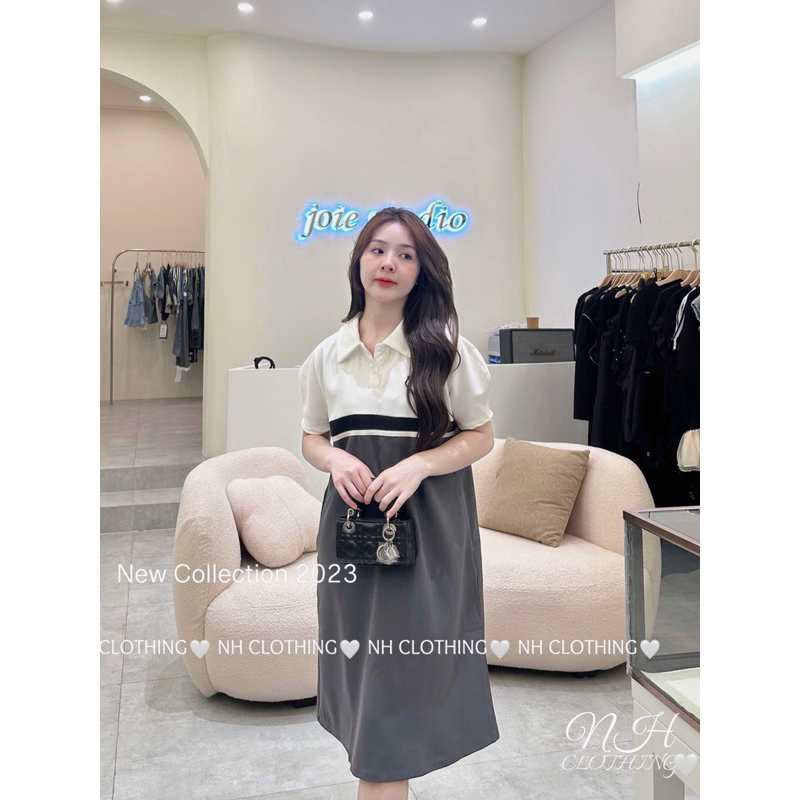 Váy phối thêu hoa hồng