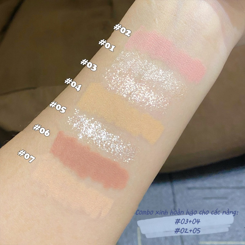 Bút nhũ mắt SWEET MINT bánh kem, Bắt Sáng cực tốt siêu HOT