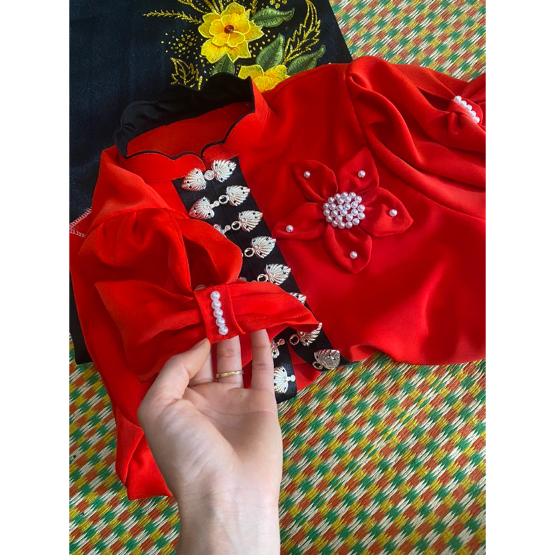 Áo Cóm Dân Tộc Thái vải lụa