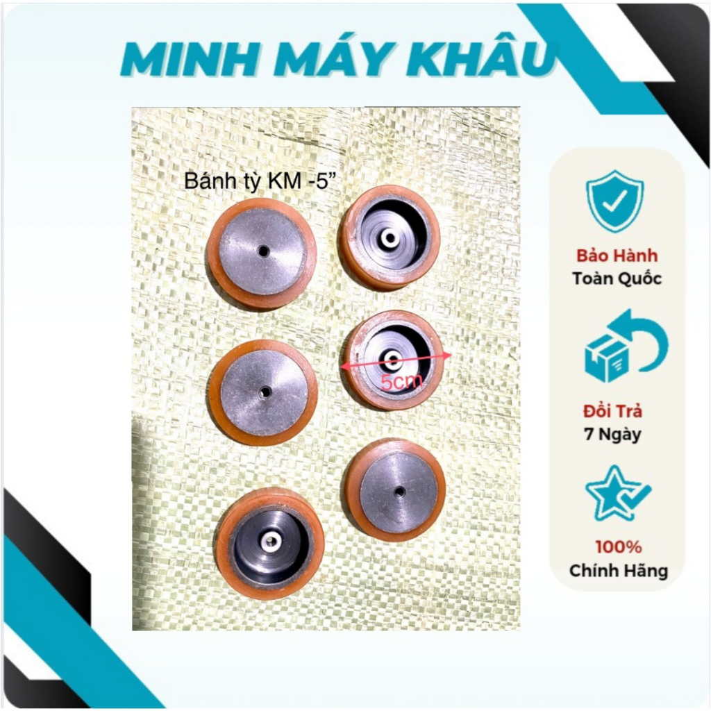 Bánh tỳ máy cắt đứng, bánh xe mài máy cắt vải đứng 5inch, 8inch
