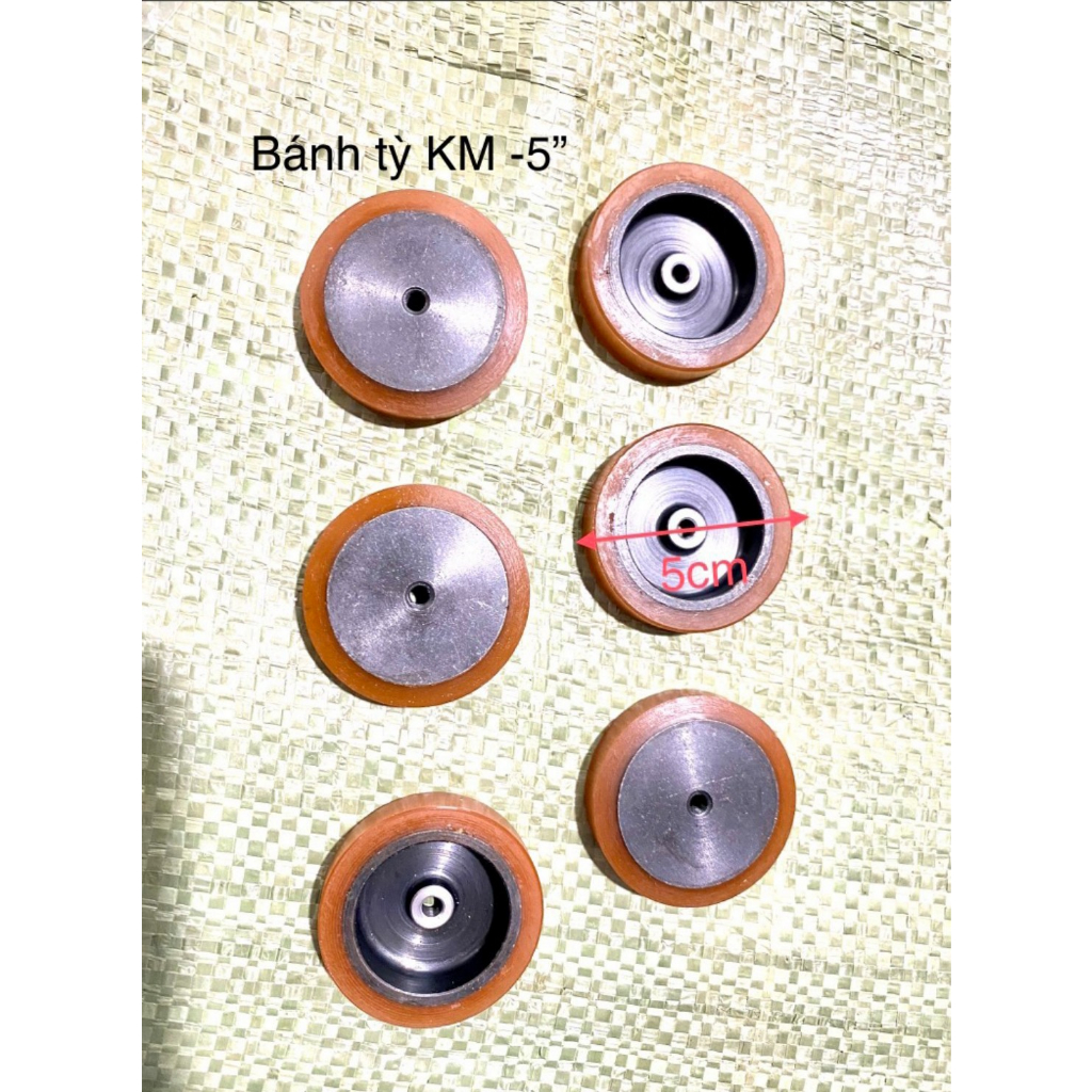 Bánh tỳ máy cắt đứng, bánh xe mài máy cắt vải đứng 5inch, 8inch