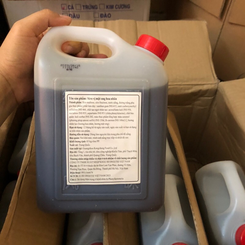 Mật Ong Hoa Hồng HEKANG can 3kg Bao Bì Mới