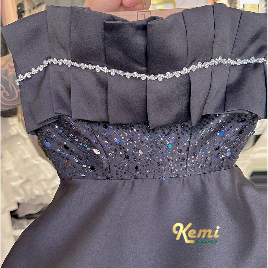 1m Dây đá dấu ngã size 8mm đế xích kim loại, đính kết áo váy phụ kiện thời trang Kemi