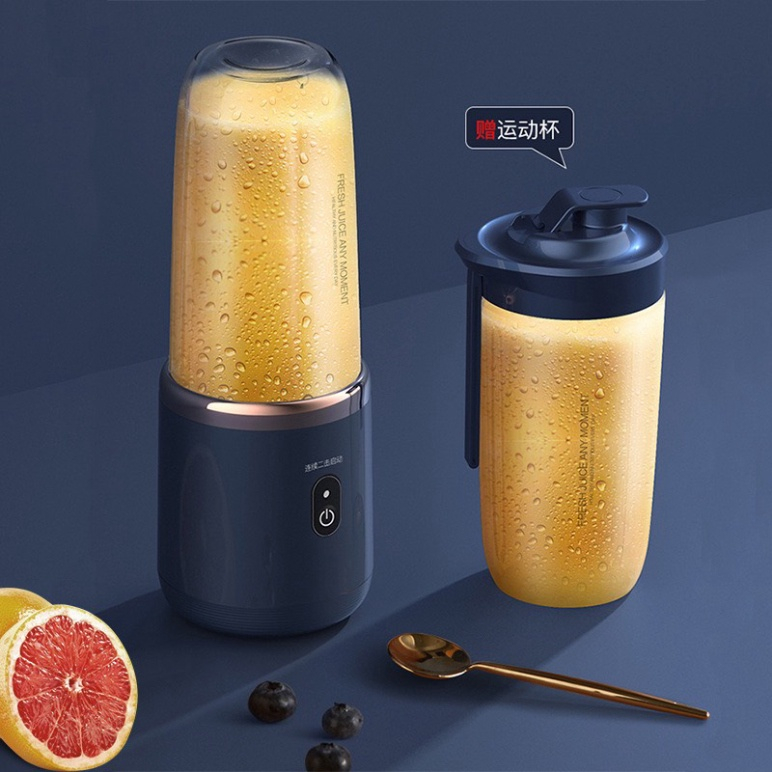 Máy Xay Sinh Tố Cầm Tay Mini - Máy Xay Sinh Tố Juicing Cup 2 Cối Siêu Tiện Lợi