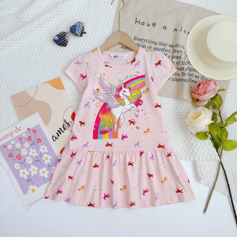 Đầm Disney thun cotton VNXK
