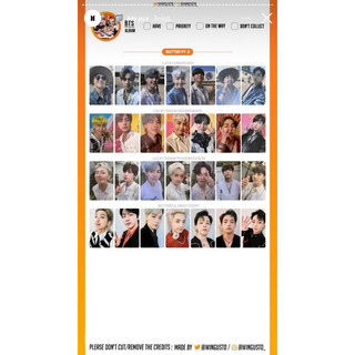 TÚI RANDOM BTS - CARD OFF 100%